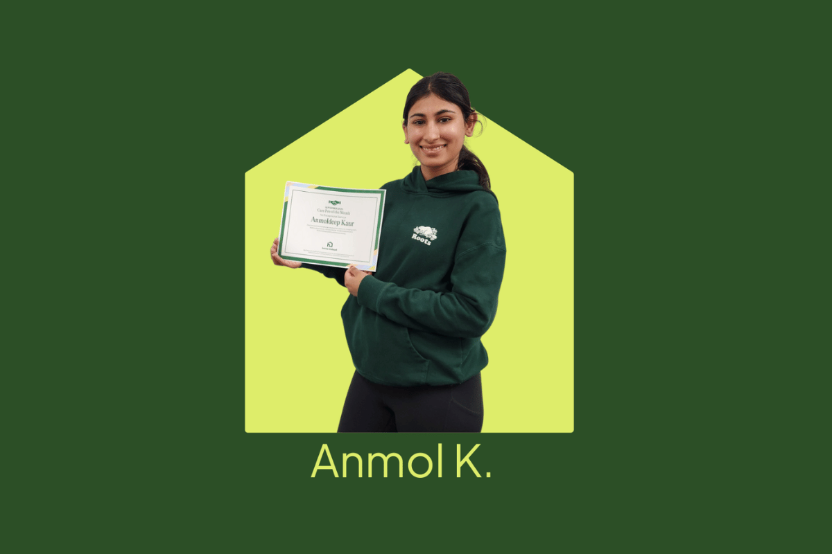 September Care Pro of the Month Anmol K
