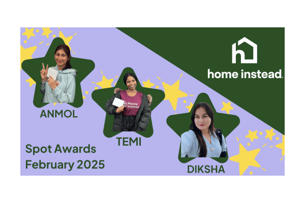 February 2025 Spot Award Care Pros Anmol Temi and Diksha