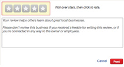  Write a Review on Yelp