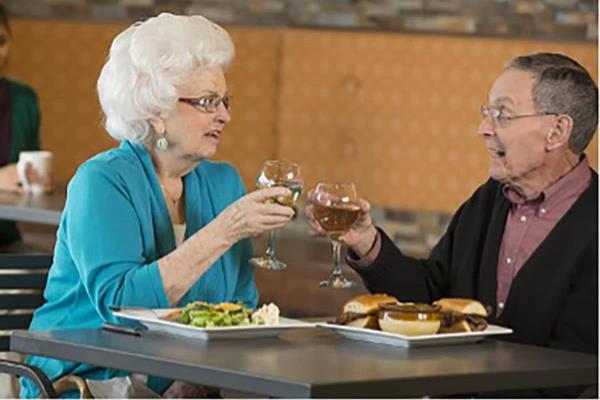 Elder Couple on a Date 1 