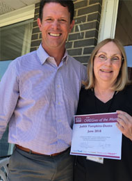 Judith awarded Brampton Best Caregiver during June 2018