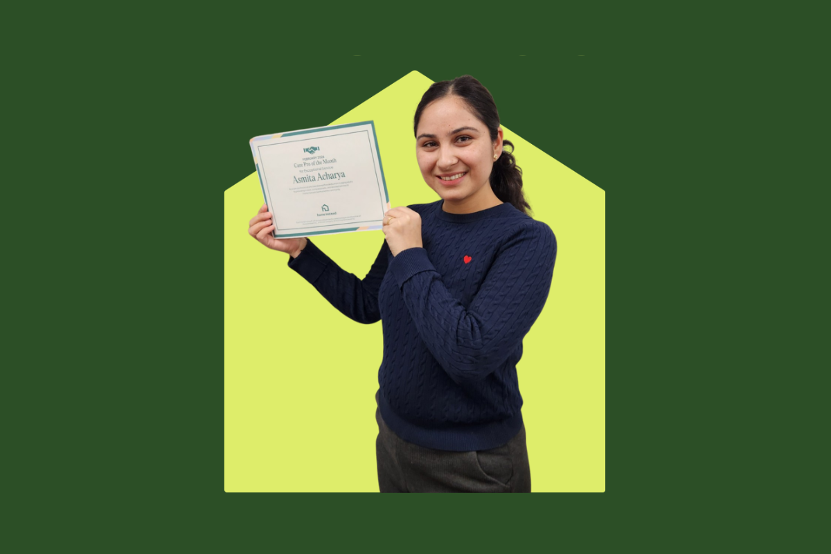 Home Instead Burnaby and South Vancouver February 2026 Care Pro of the Month Asmita A