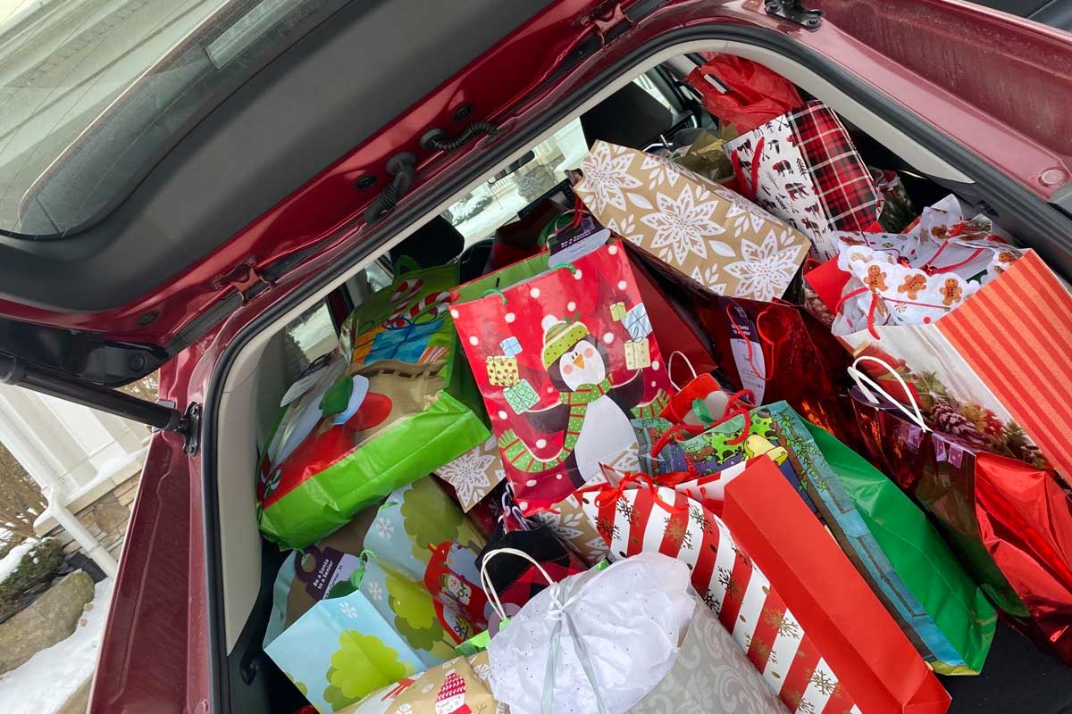 The campaign brought over 100 gifts for isolated seniors