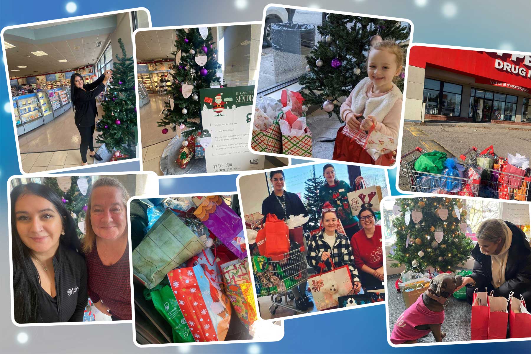 Be a Santa to a Senior  Brantford 2023, Photo Collage