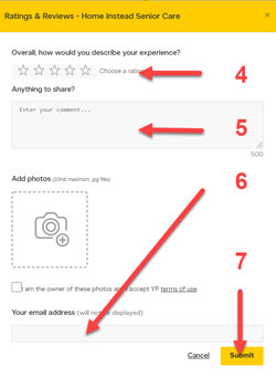 Write a review button