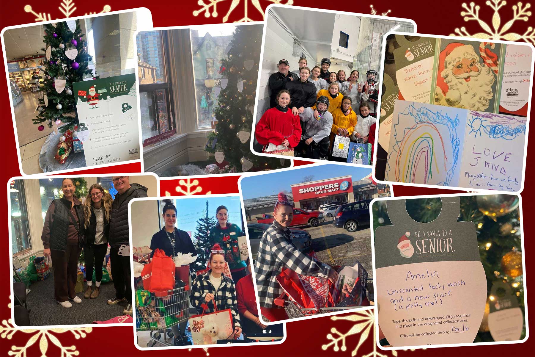 Be a Santa to a Senior   Hamilton 2023, Photo Collage