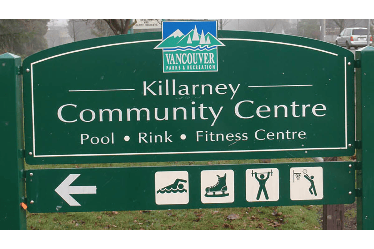 Sign for Killarney Community Centre