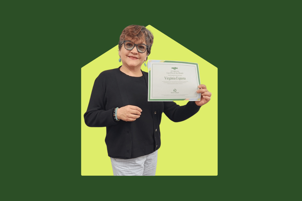 Home Instead Burnaby South Vancouver October Care Pro of the Month Virginia E