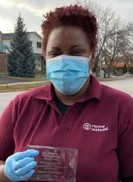 Monique was awarded Care Professional during December 2023 in Brampton