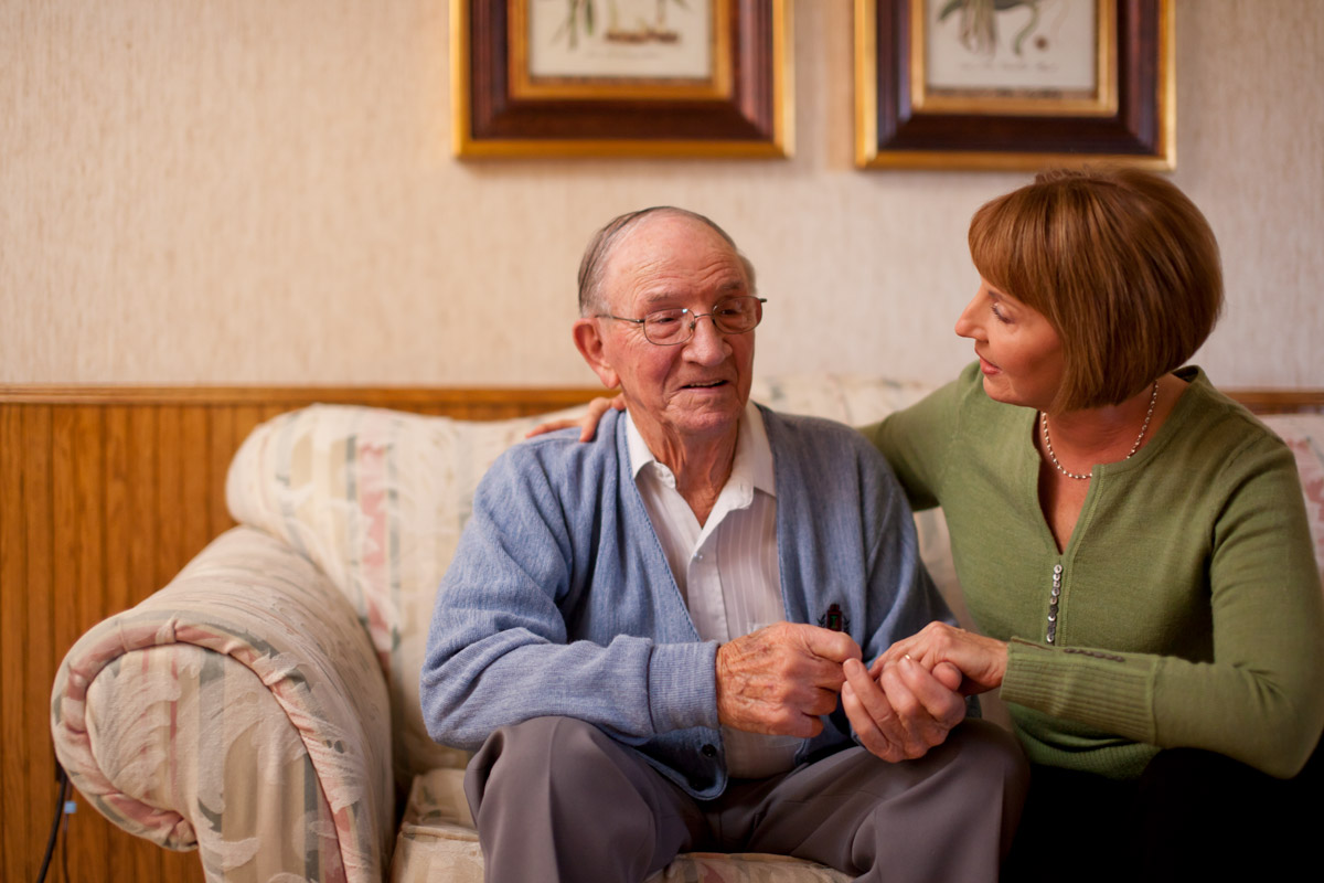 Nice old people holding hands 